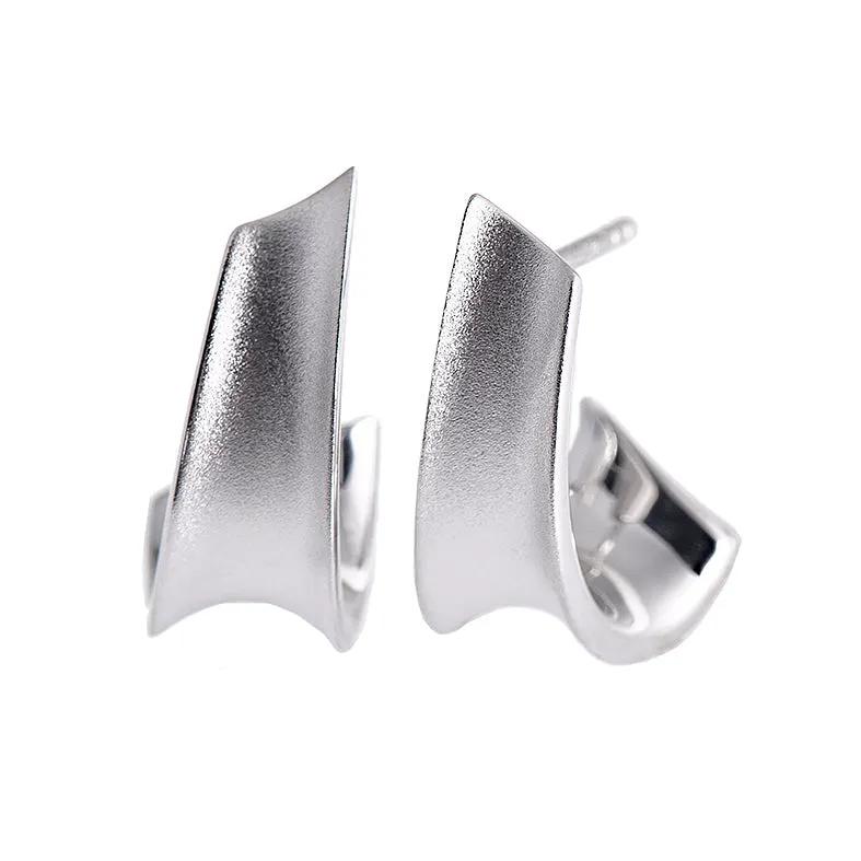 Gala Design Showman Earrings Sterling Silver 925 1.5cm For Fashionable Women by Jwls4u
