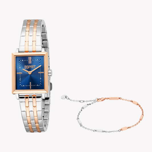 Esprit Women's Silver/Rose Gold Watch | Es1l499m0065 by ESPRIT