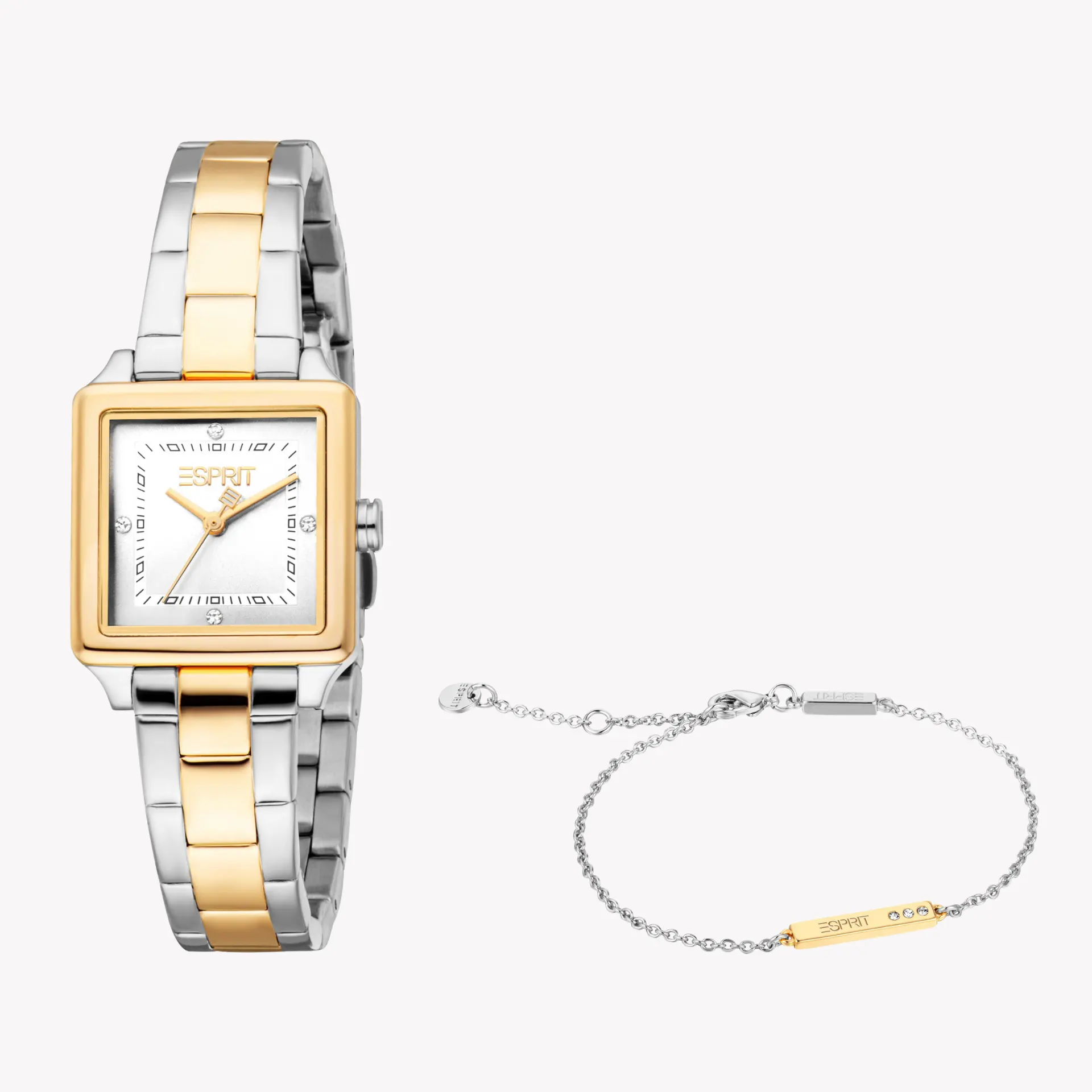 Esprit Women's Silver & Gold Stainless Steel Watch | Es1l511m0065 by ESPRIT