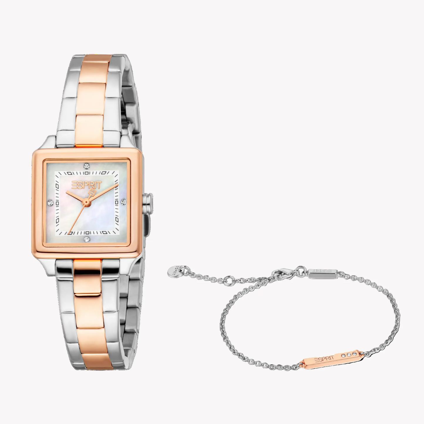 Esprit Women's Silver/Rose Gold Watch | Es1l511m0075 by ESPRIT