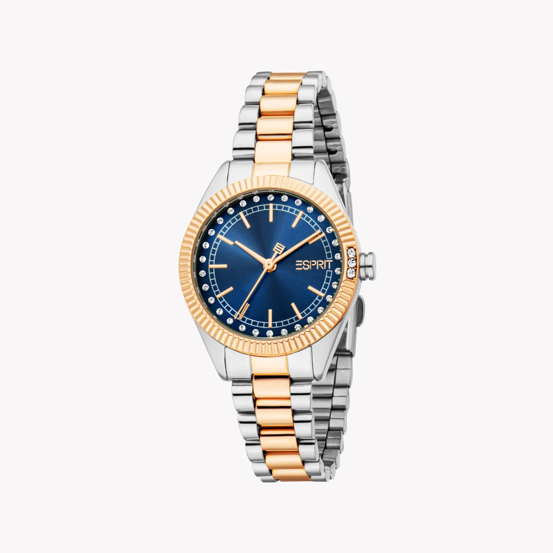 Esprit Women's Silver/Rose Gold Watch | Es1l515m0075 by ESPRIT