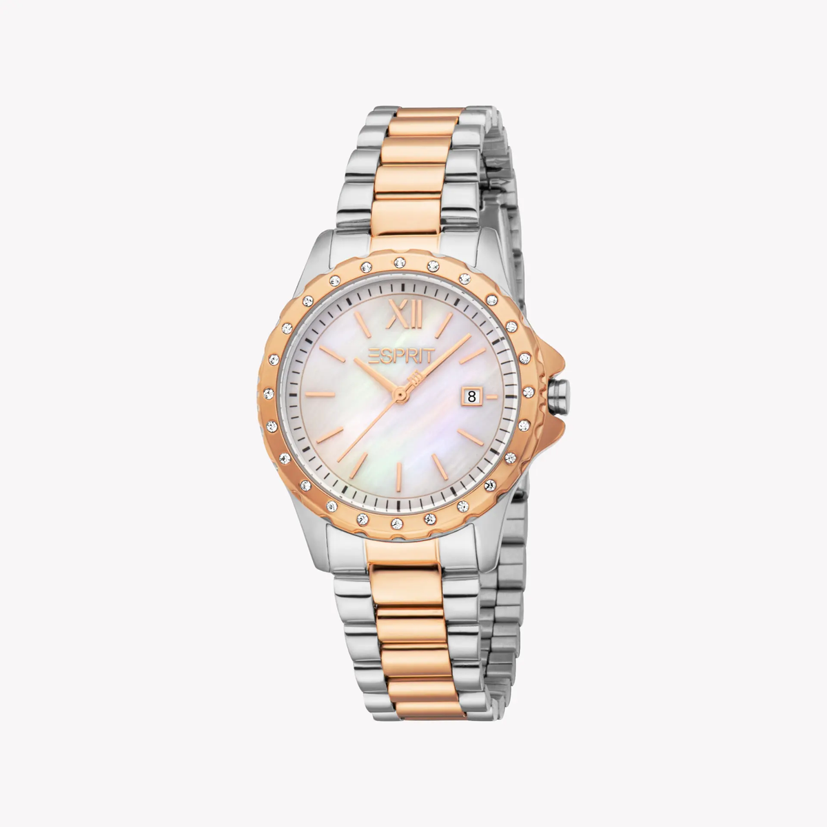 Esprit Women's Silver/Rose Gold Watch | Es1l522m0085 by ESPRIT