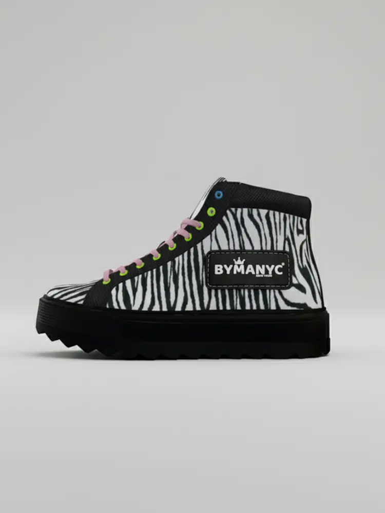 Ankle Boots Eco Friendly Vegan Sustainable Plastic Vogue Metropolis Black by BYMANYC ® New York