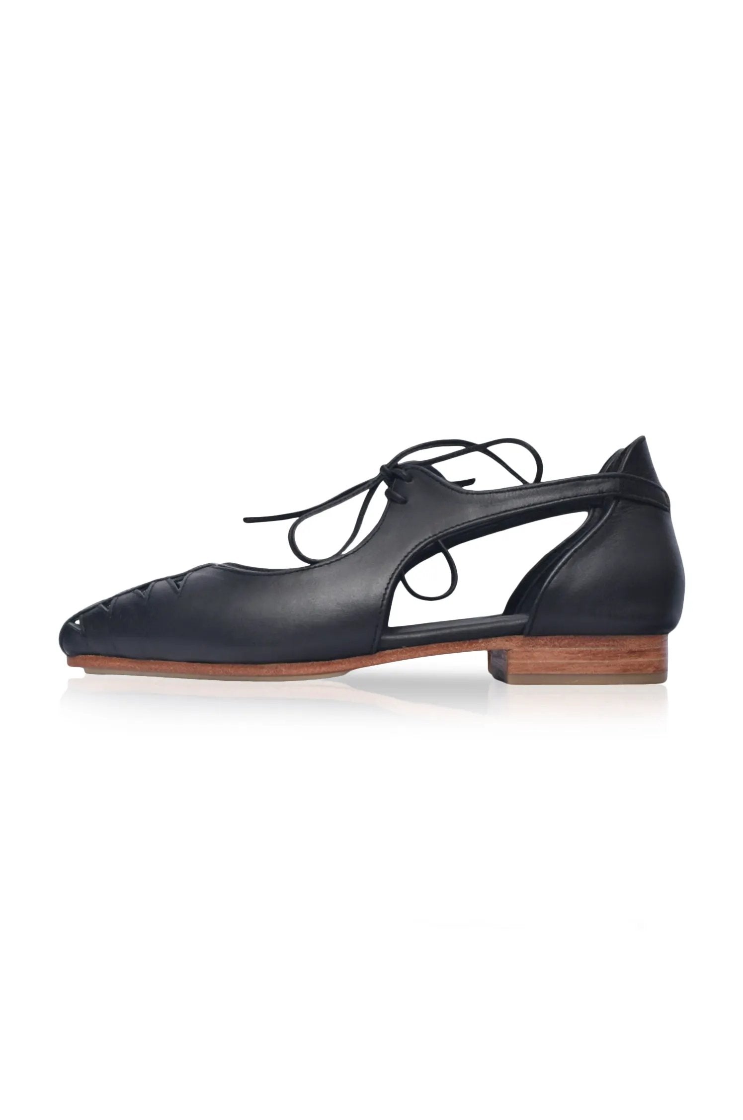 Eden Pointy Toe Ballet Flats by ELF