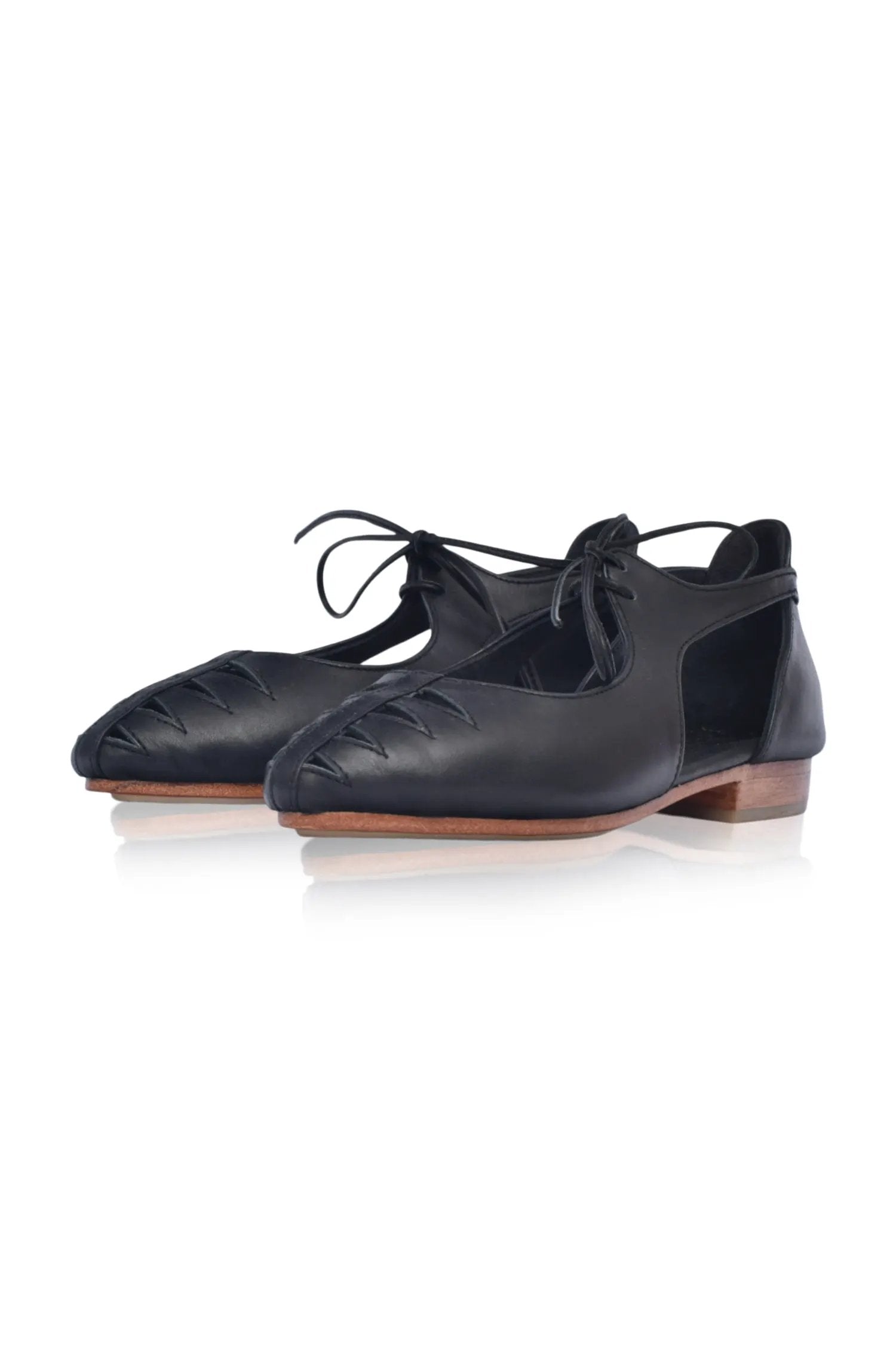 Eden Pointy Toe Ballet Flats by ELF