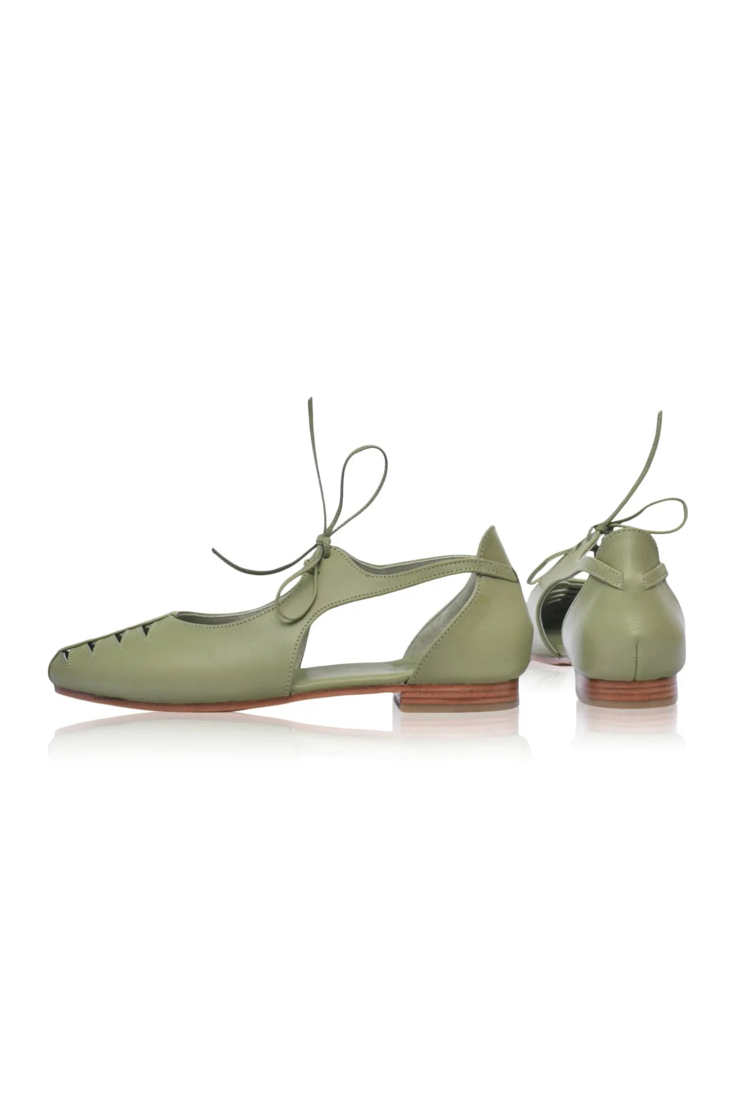 Eden Pointy Toe Ballet Flats by ELF