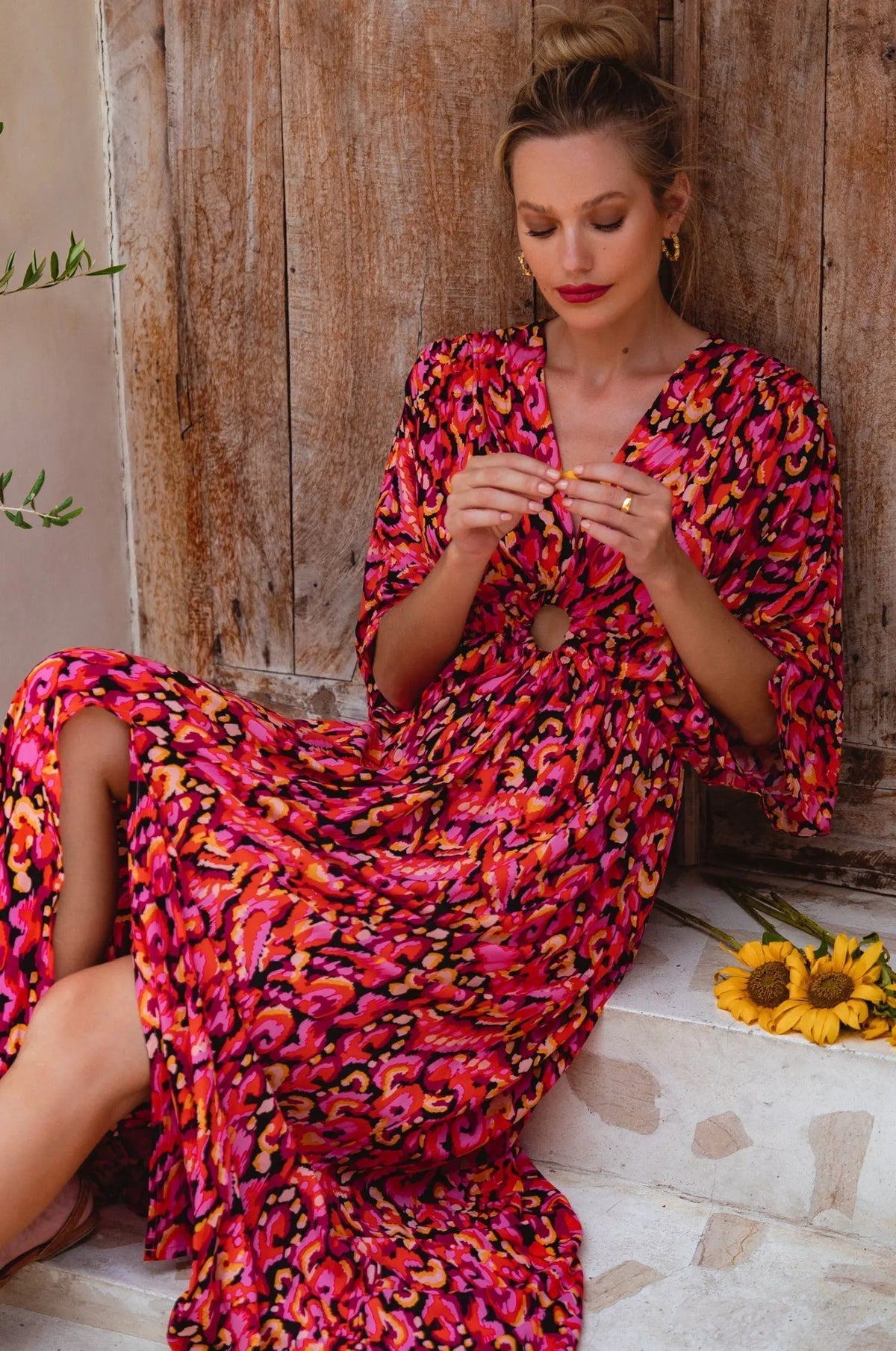 Elena Bohemian Gown Dress (Sale) by ELF