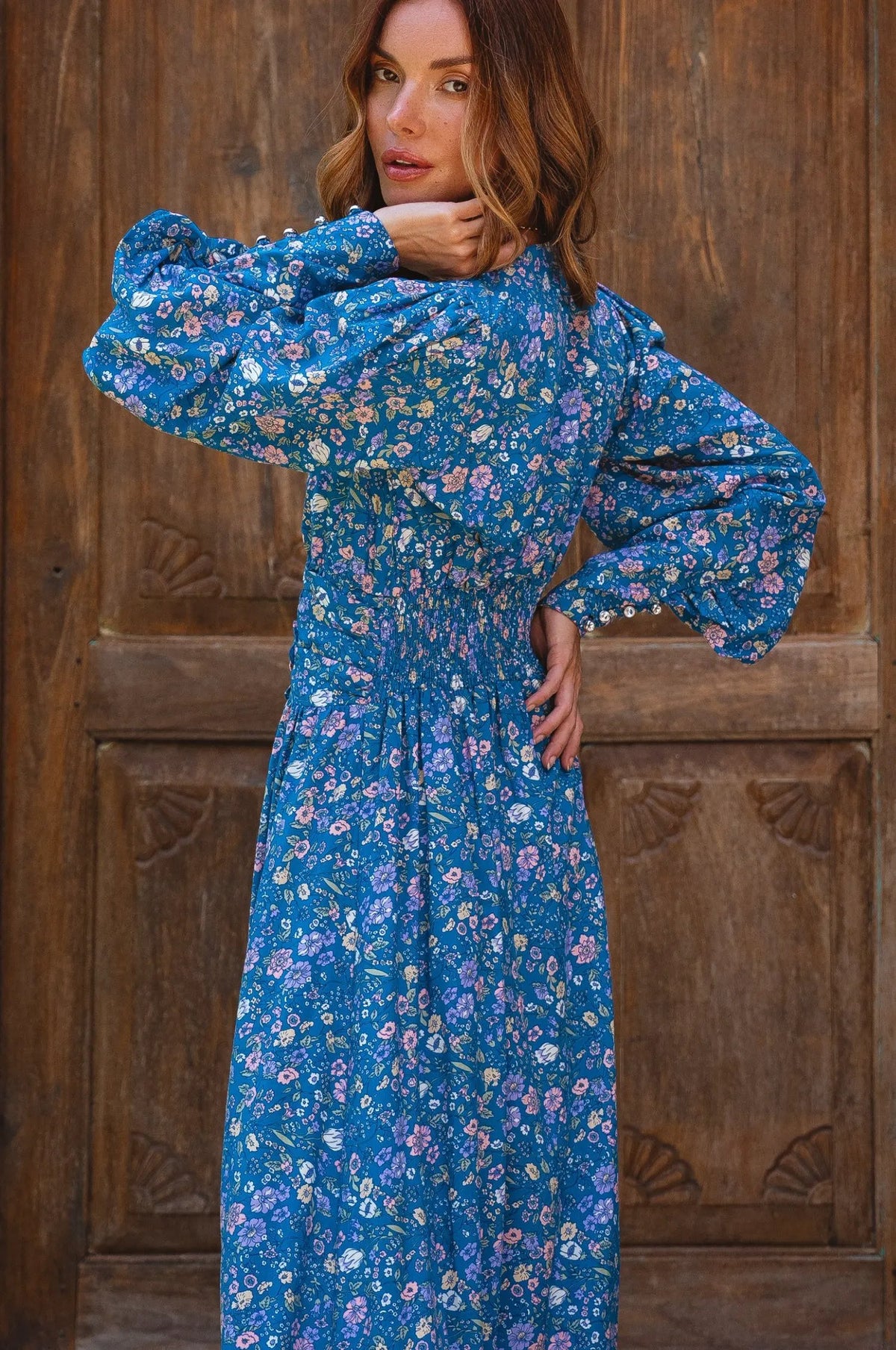Elise Long Sleeve Maxi Dress (Sale) by ELF