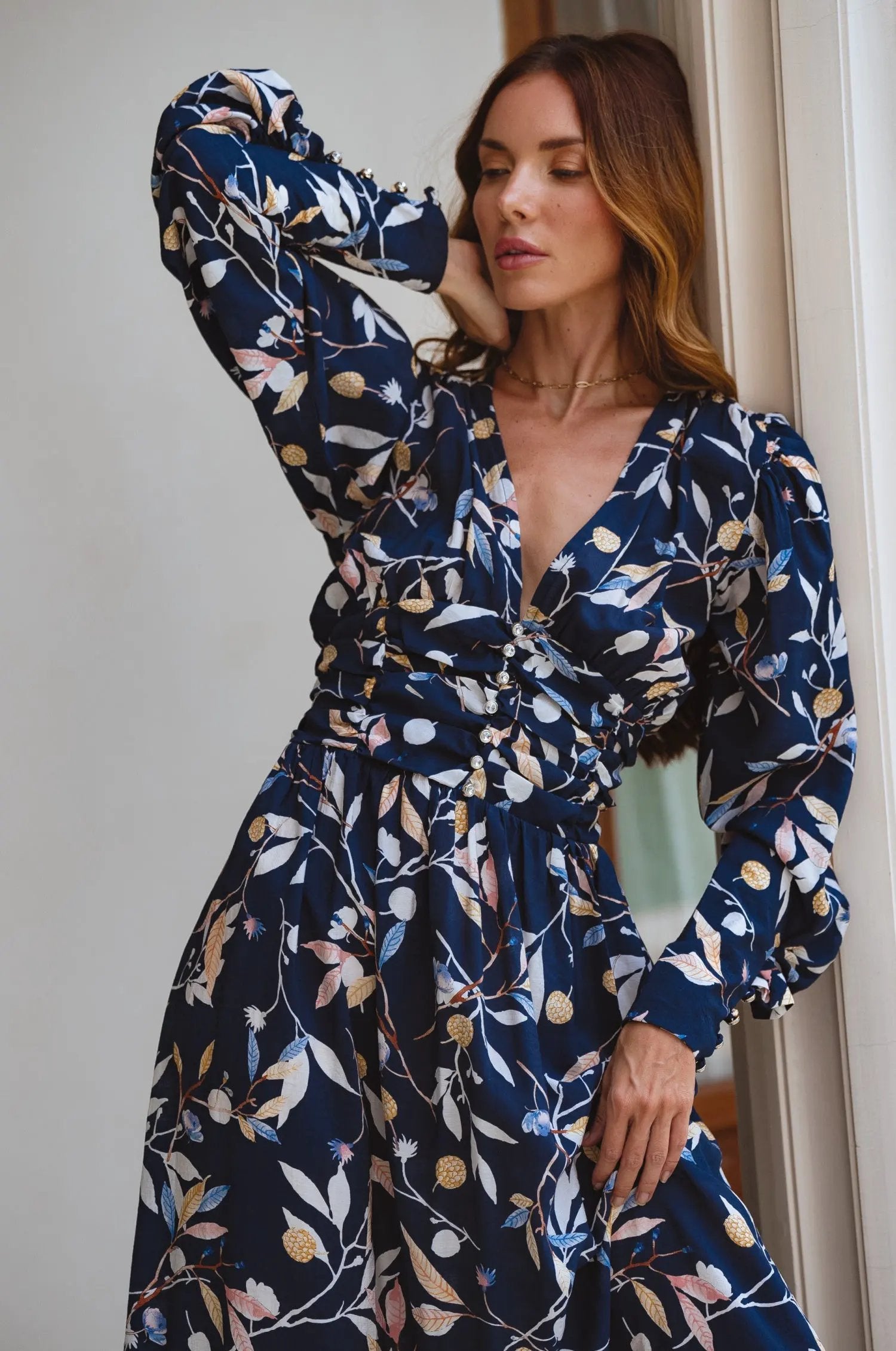Elise Long Sleeve Maxi Dress (Sale) by ELF
