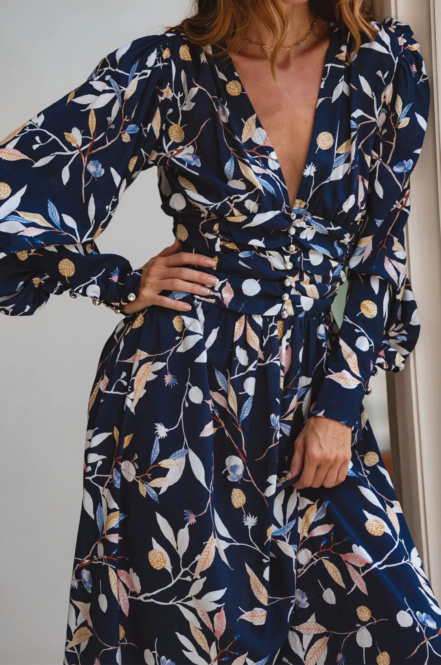 Elise Long Sleeve Maxi Dress (Sale) by ELF