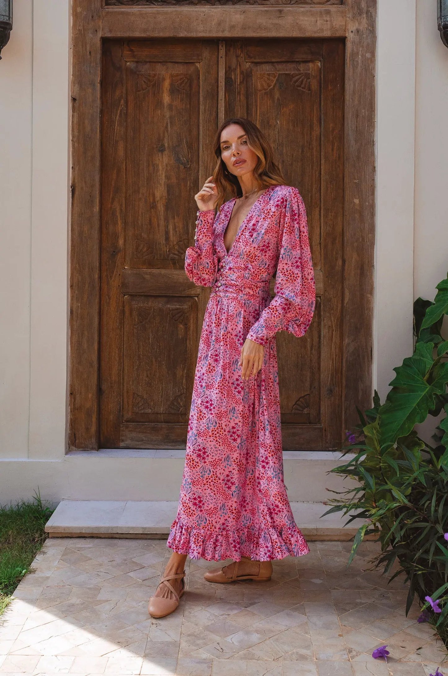 Elise Long Sleeve Maxi Dress (Sale) by ELF