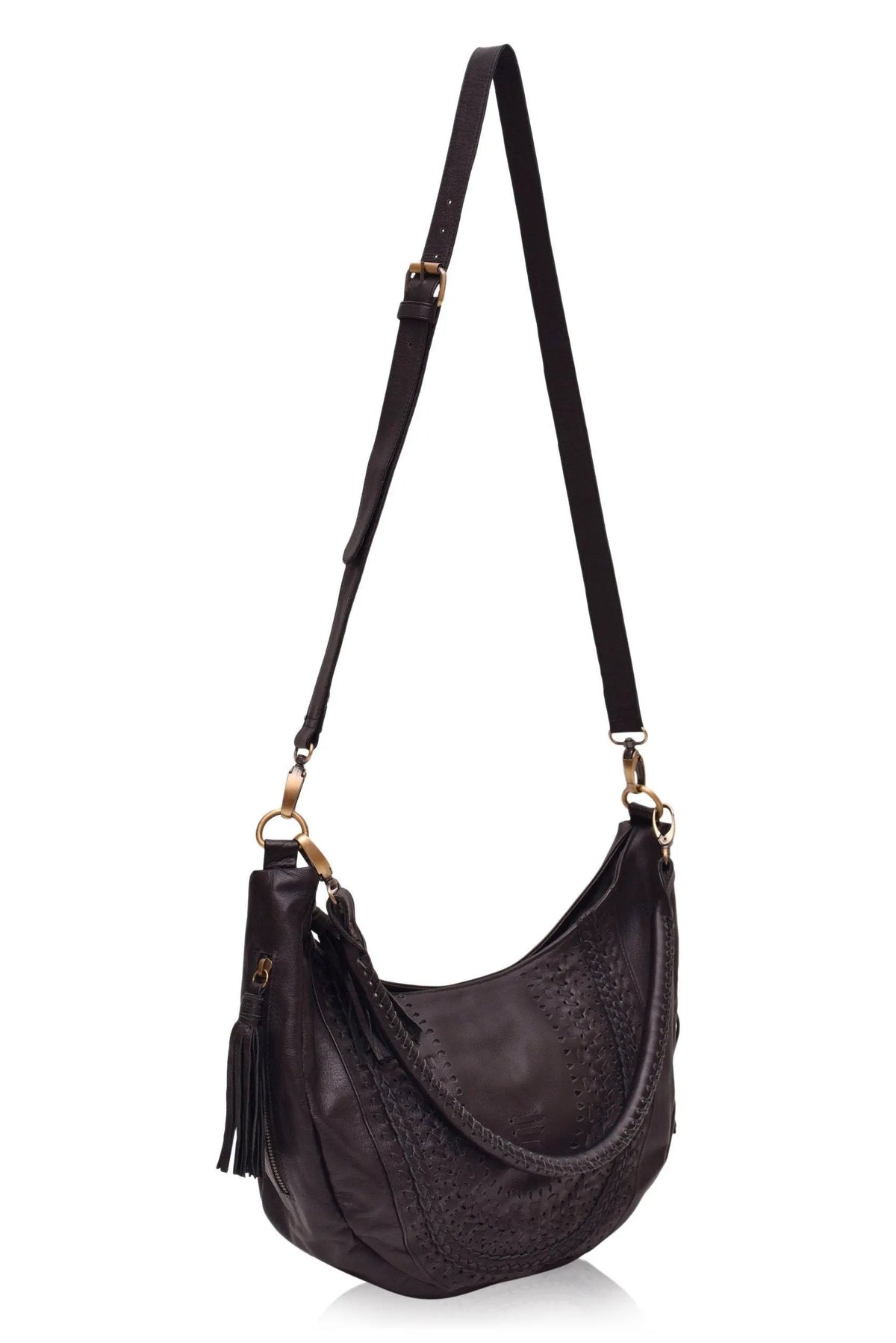 Elysian Coast Leather Crossbody Bag by ELF