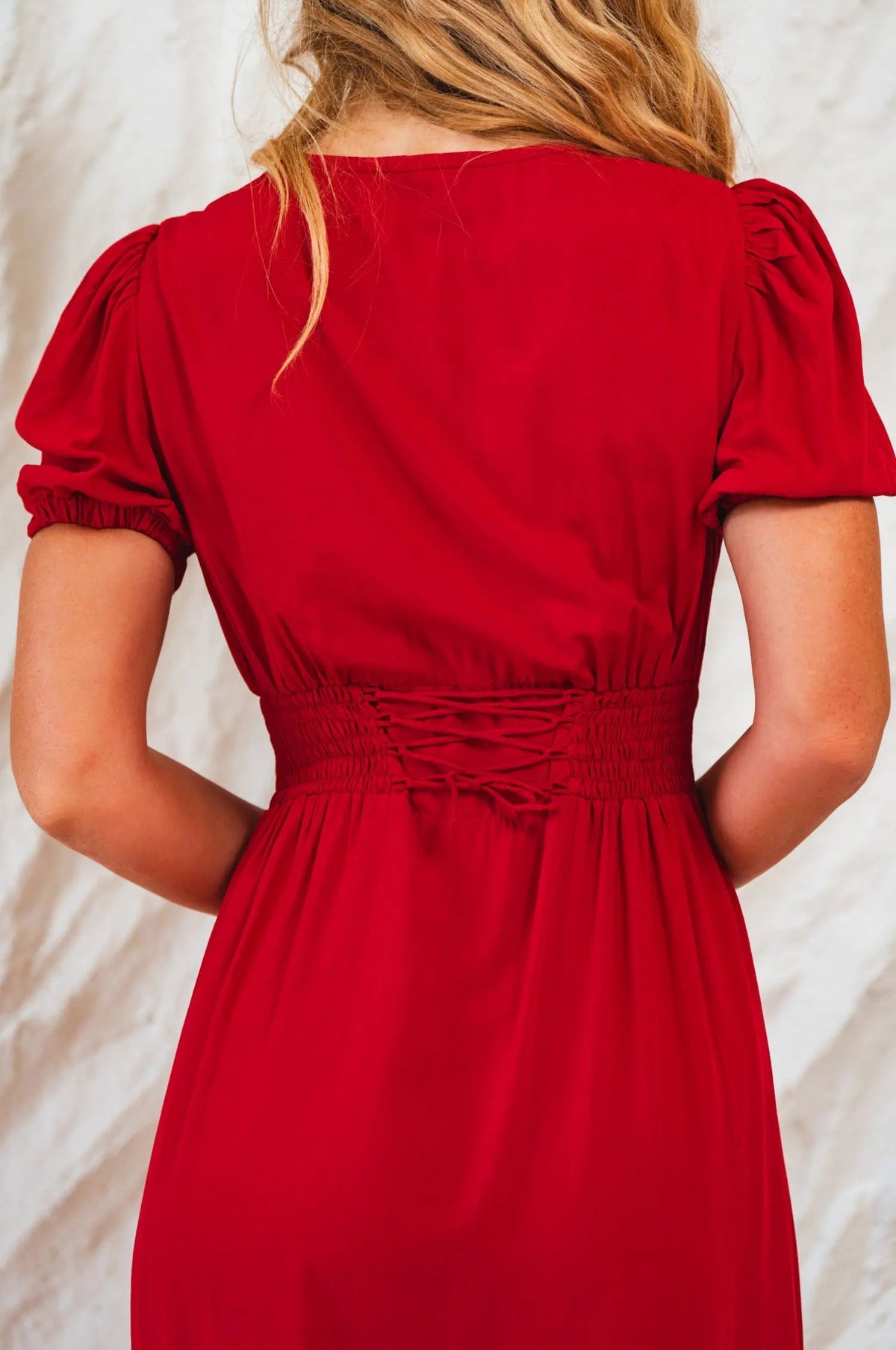 Emilia Button Down Midi Dress by ELF