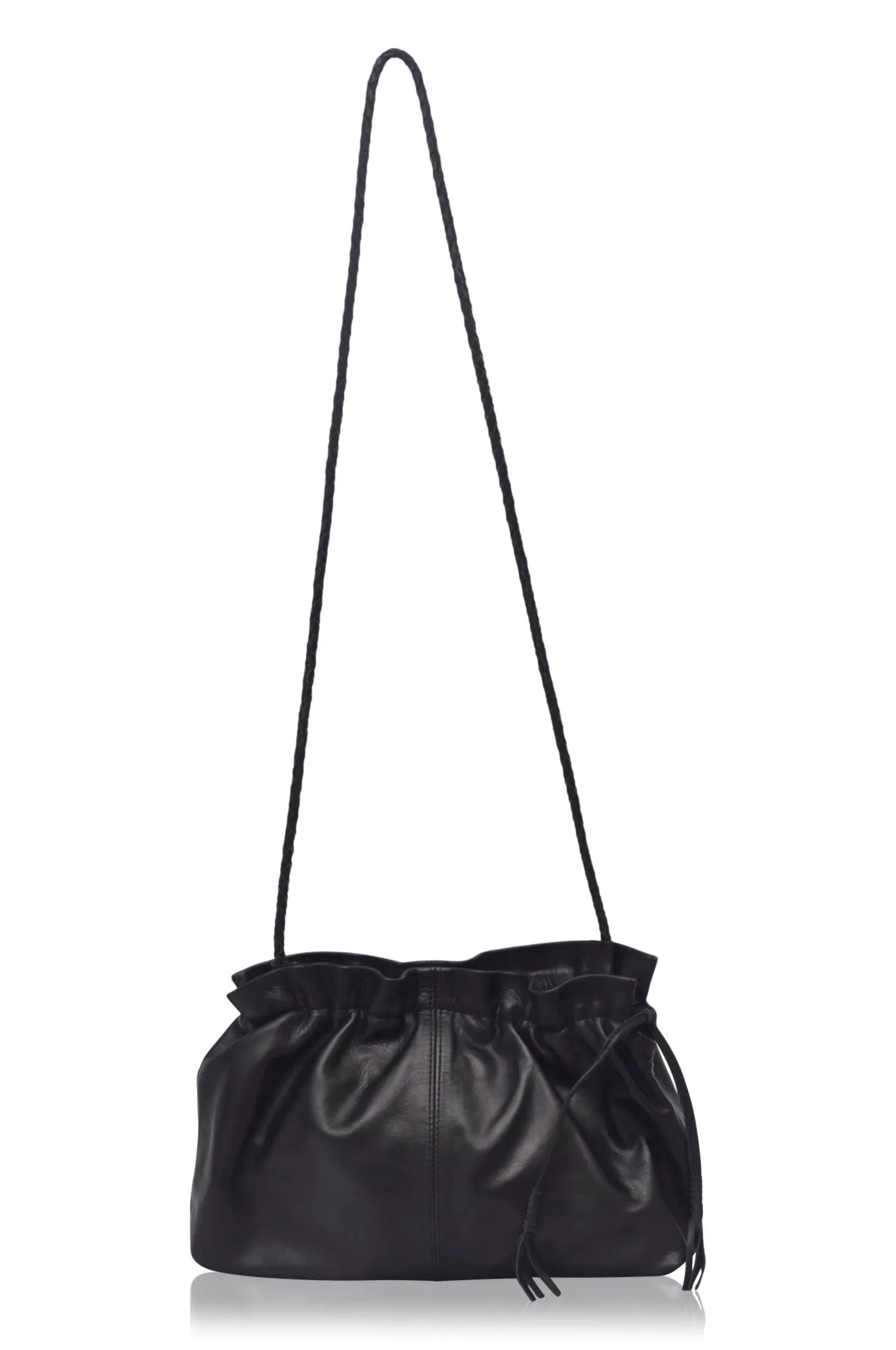 Etoile Crossbody Leather Clutch Bag by ELF