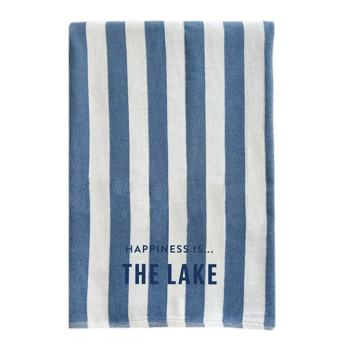 Everywhere Towel: Lake, Stripe Blue by Lake Life Collection