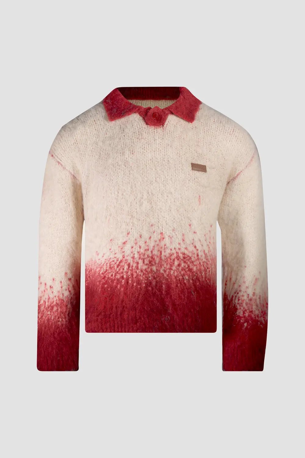 Fade Knit Polo Sweater by Hideout