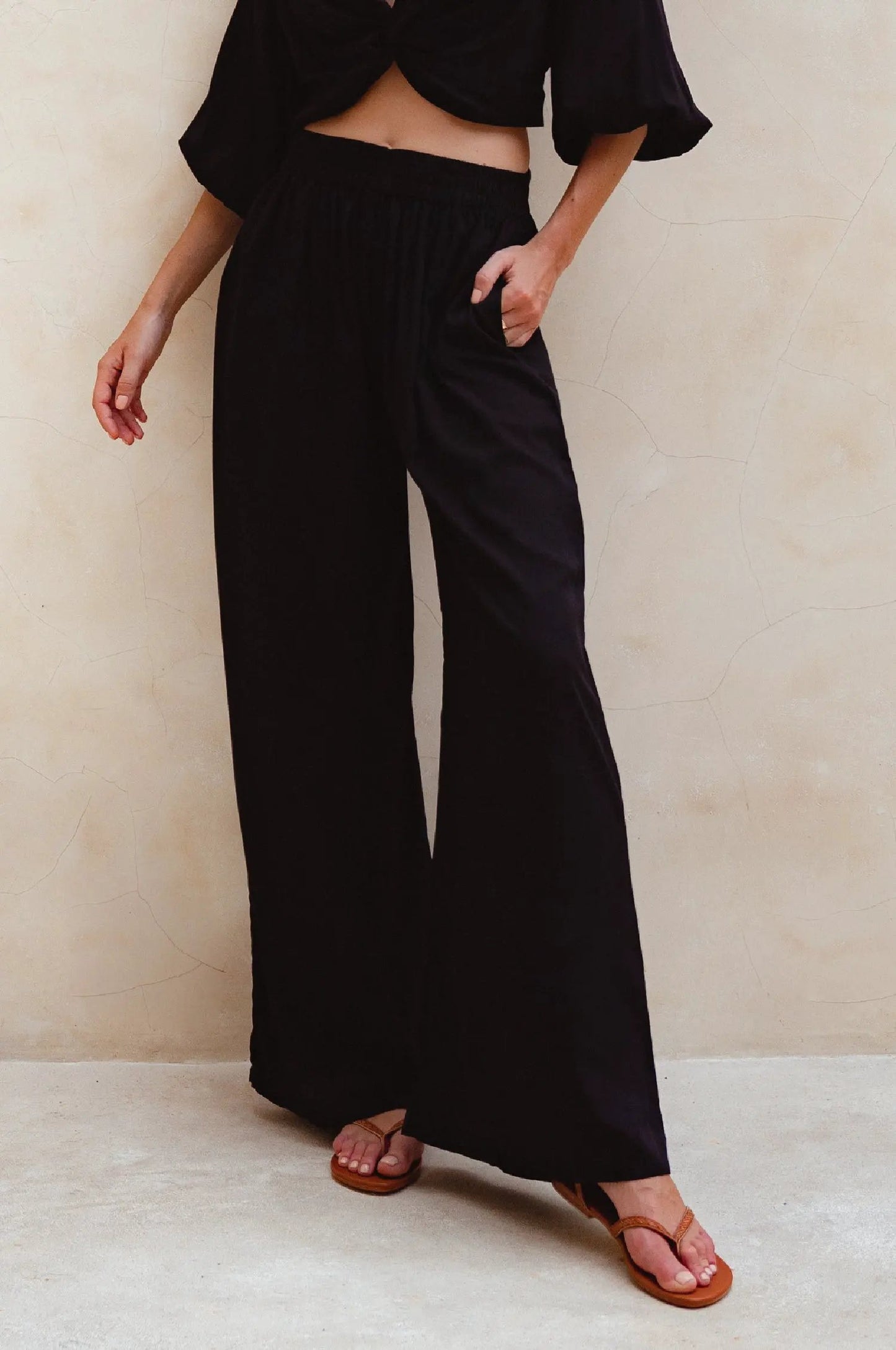 Fatima Wide Leg Pants (Sale) by ELF