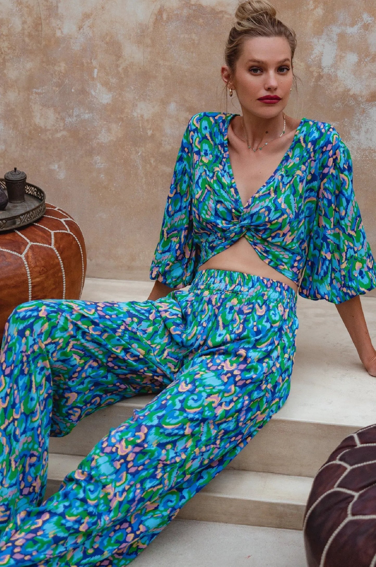 Fatima Wide Leg Pants (Sale) by ELF