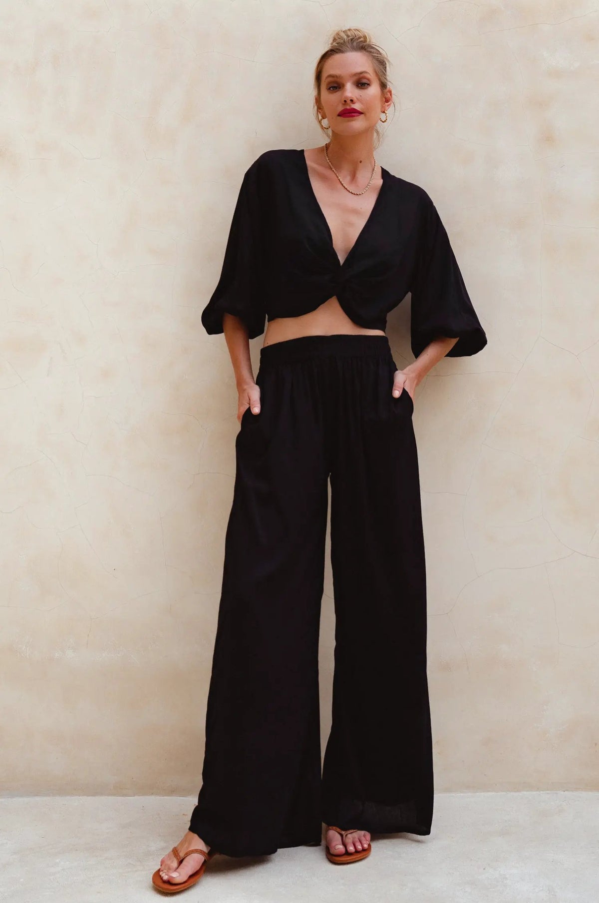 Fatima Cropped Summer Top (Sale) by ELF