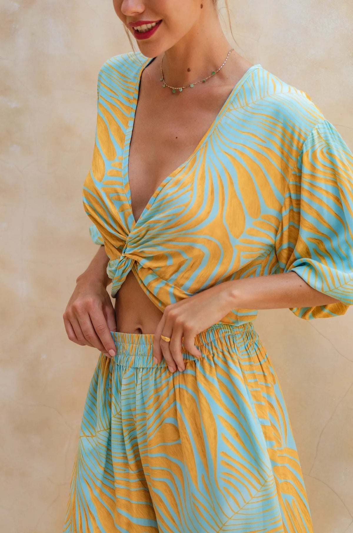 Fatima Cropped Summer Top (Sale) by ELF