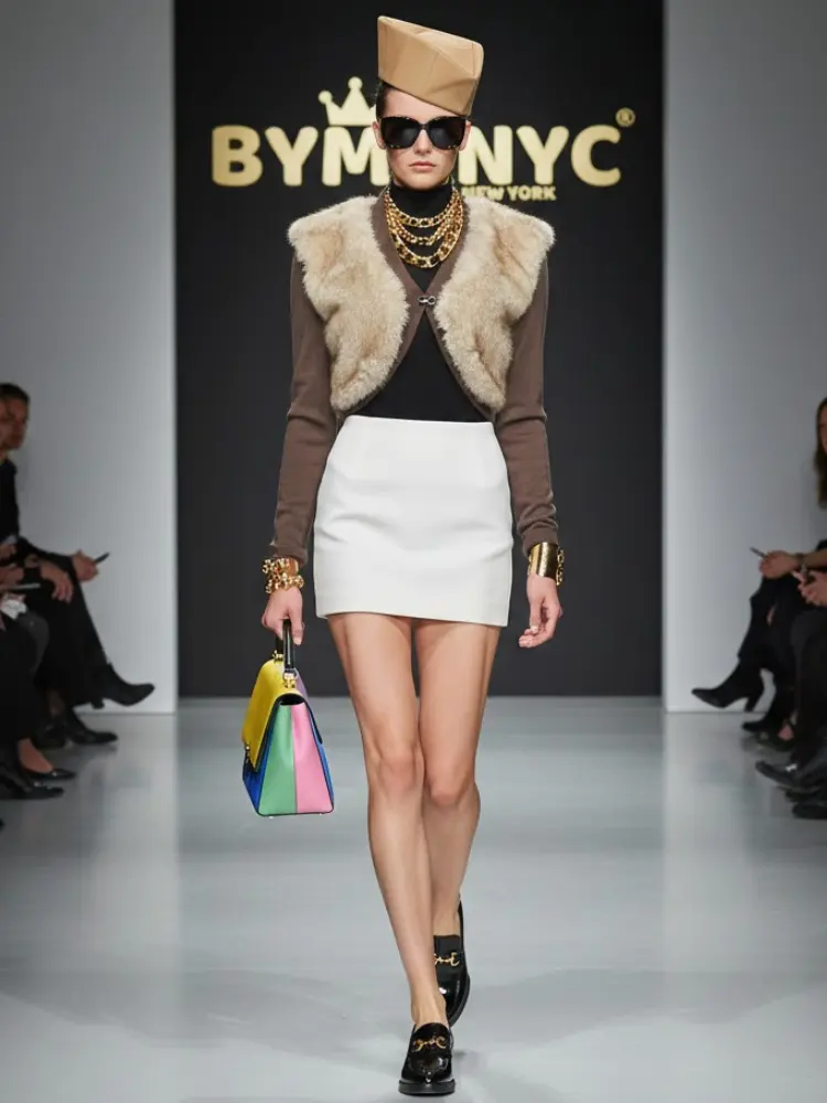 Faux-Fur & Knit Bolero • COZY SHURG New Collection BYMANYC ® New York by BYMANYC ® New York