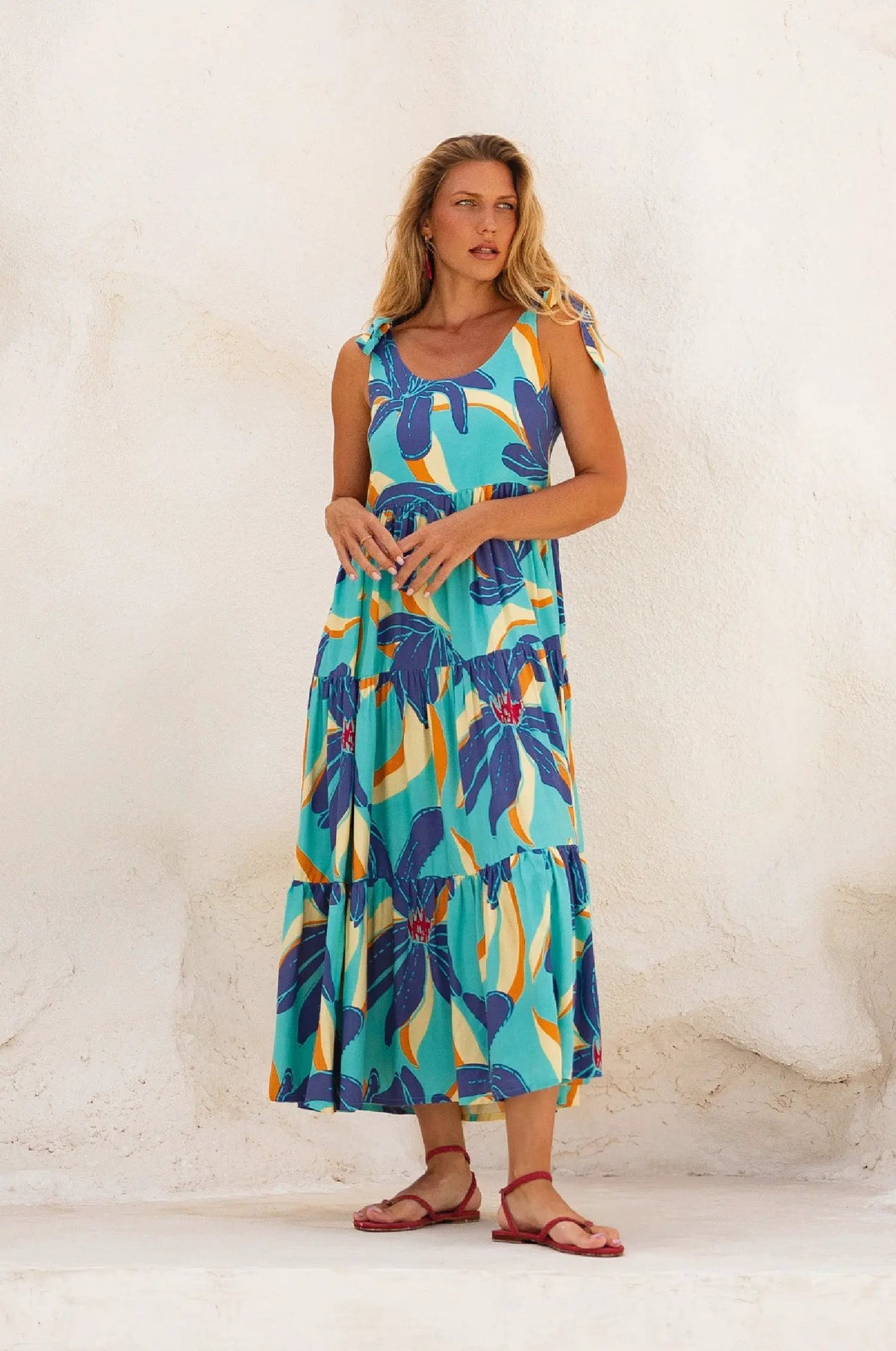 Fiesta Summer Maxi Dress by ELF