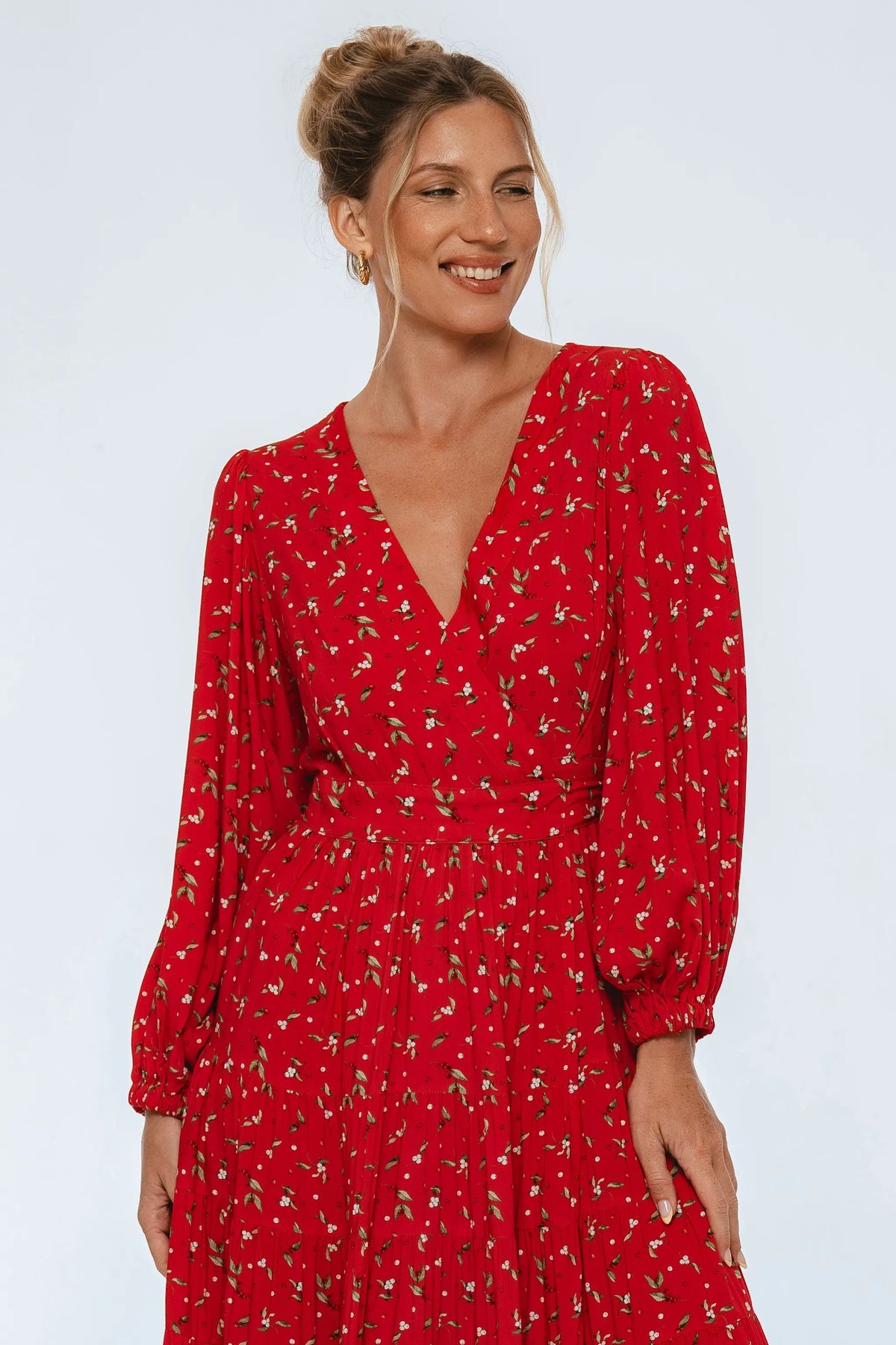 Flamenco Boho Wrap Maxi Dress by ELF