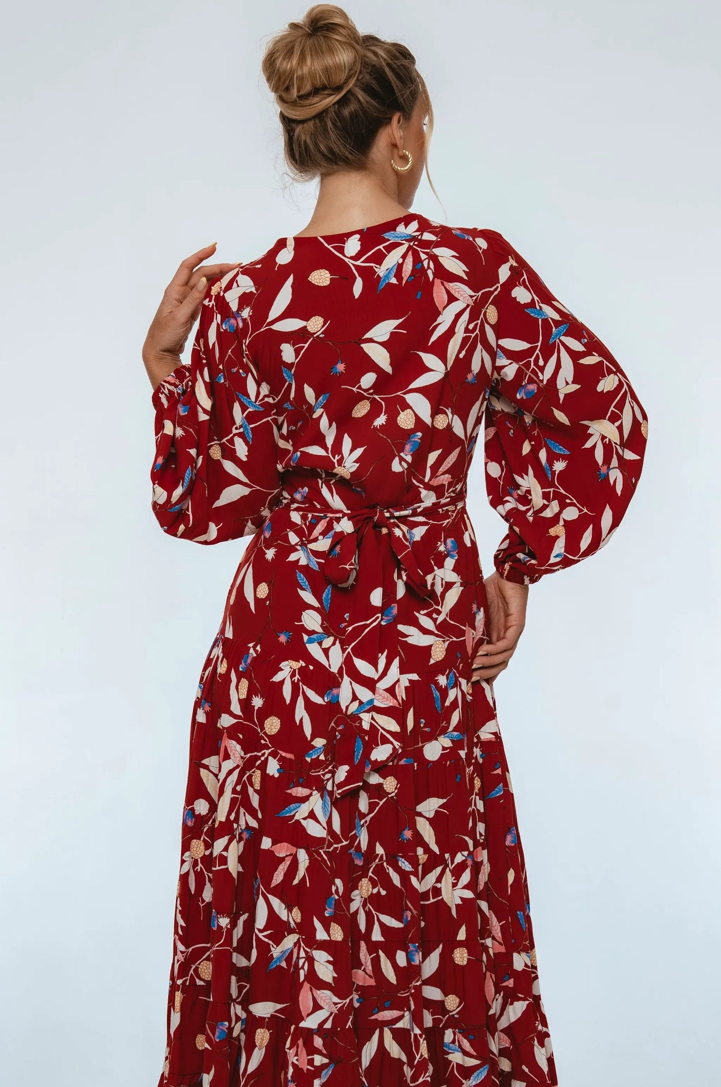 Flamenco Boho Wrap Maxi Dress by ELF