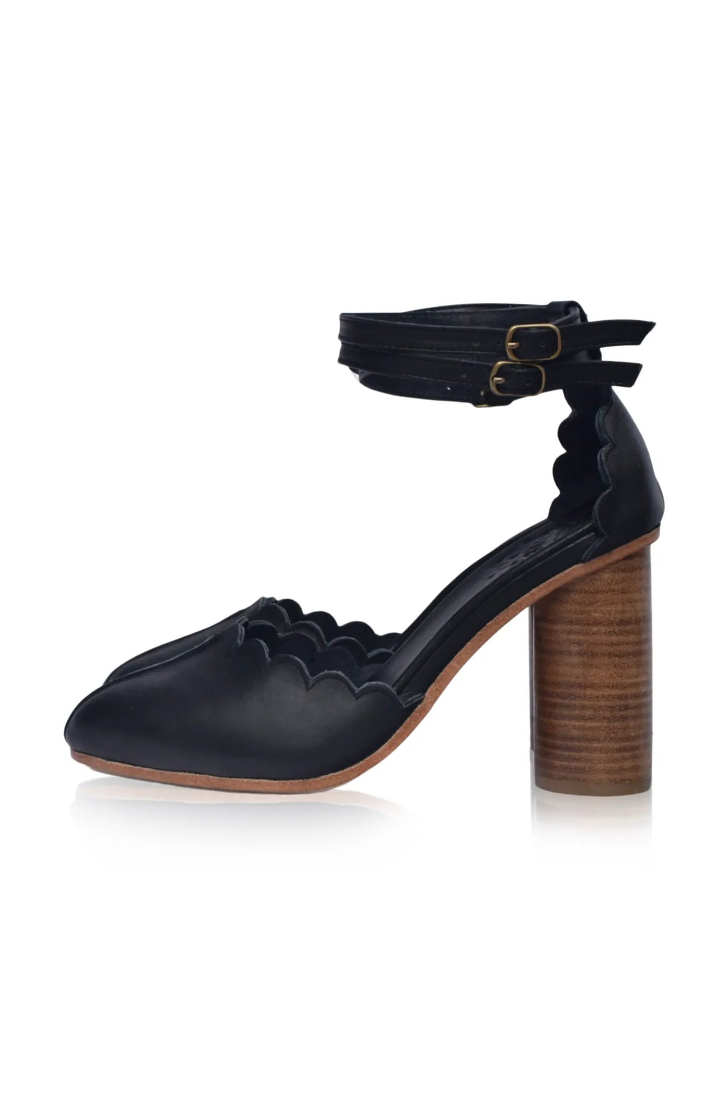 Flamingo Leather Heels by ELF