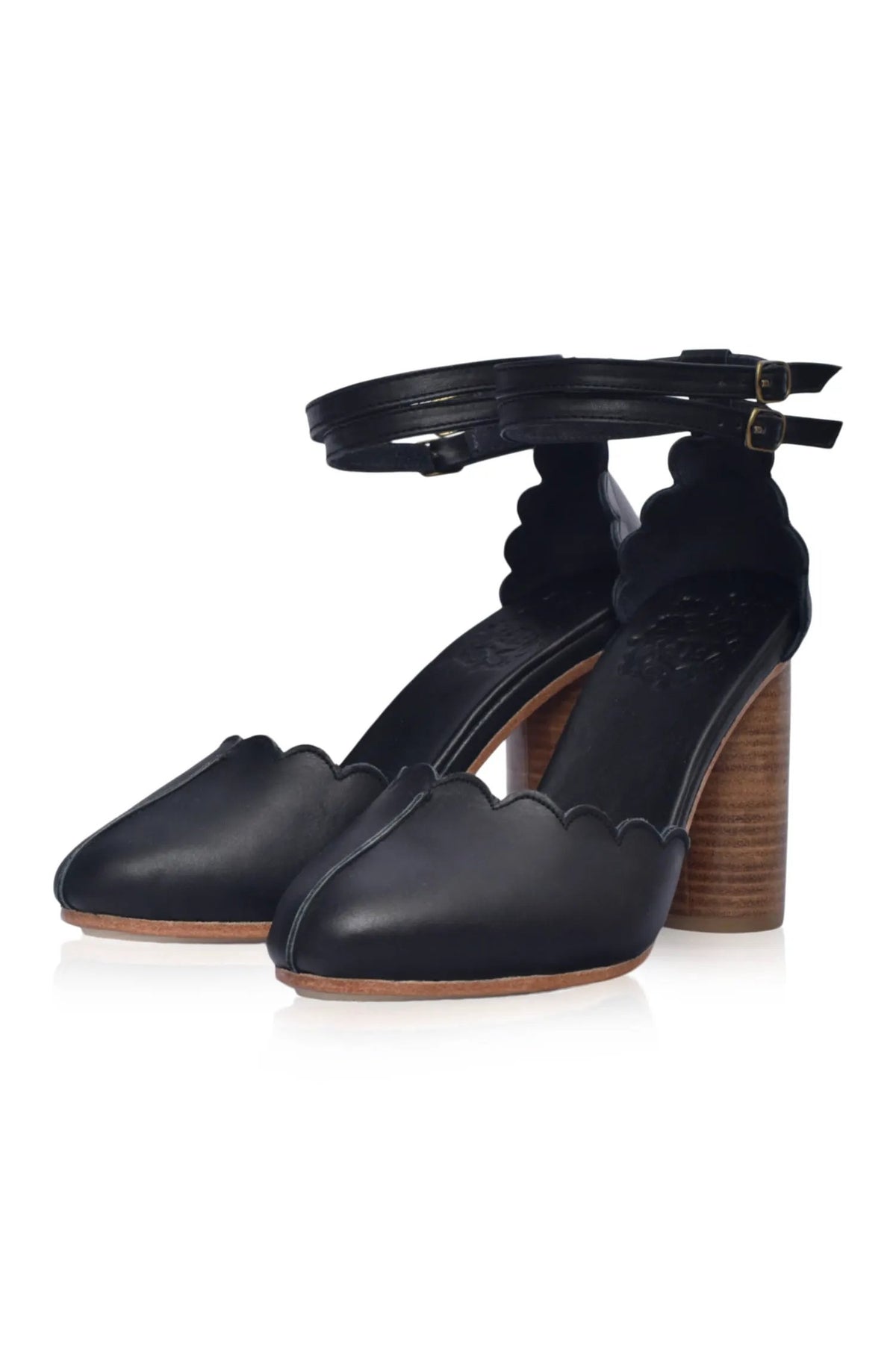 Flamingo Leather Heels (Sz. 8 & 9.5, 10) by ELF