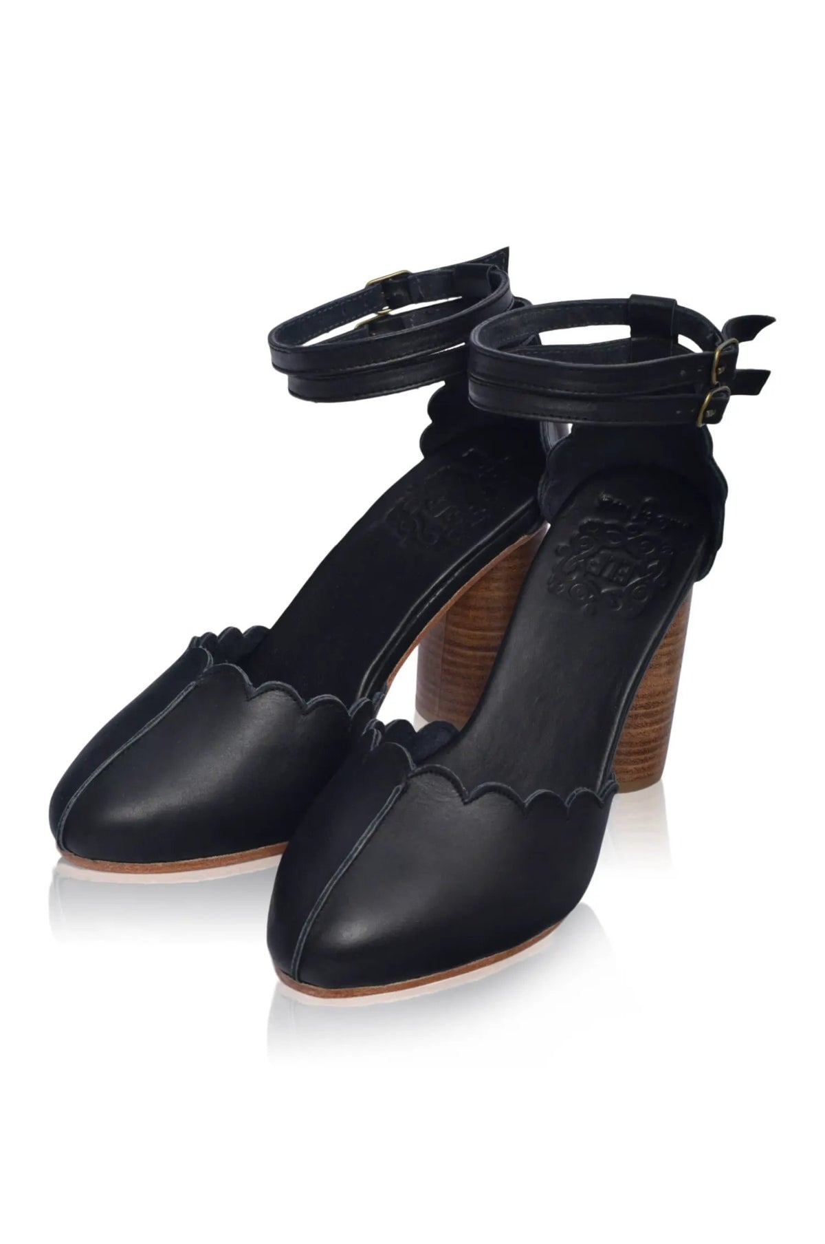 Flamingo Leather Heels by ELF