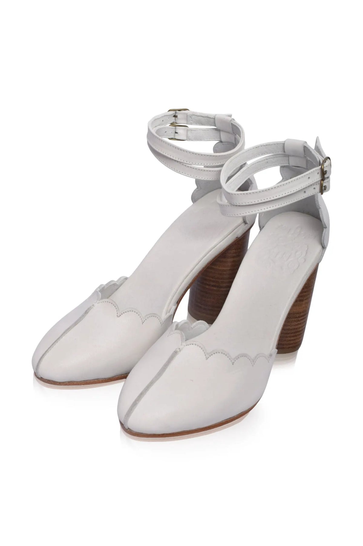 Flamingo Leather Heels by ELF