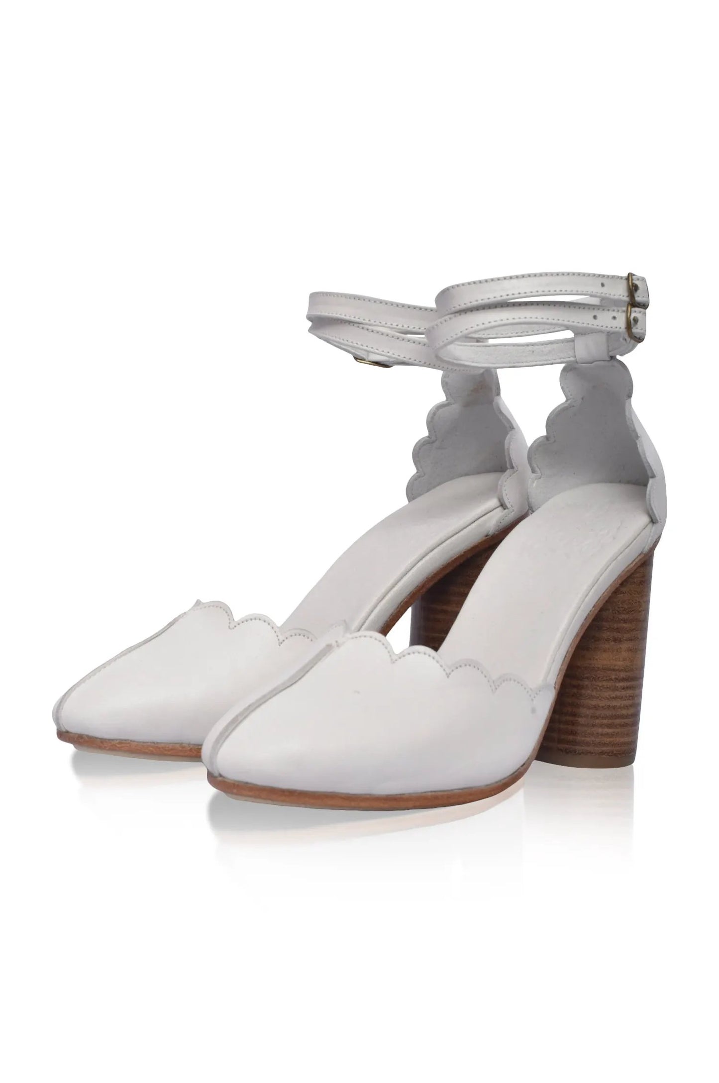 Flamingo Leather Heels by ELF