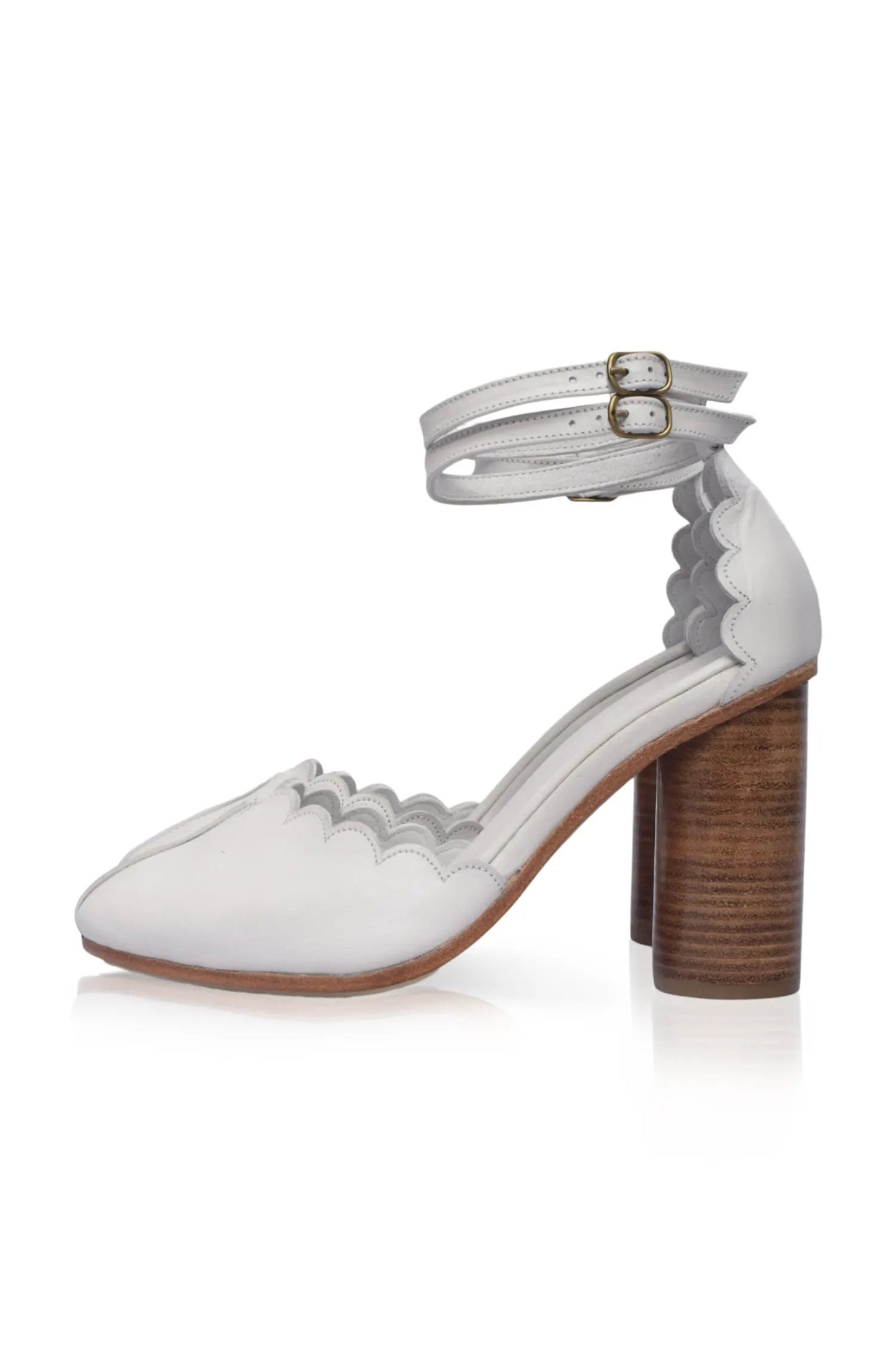 Flamingo Leather Heels by ELF