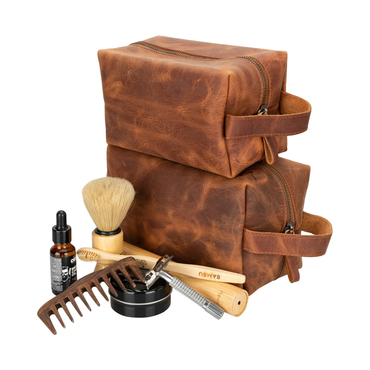 Eve Leather Dopp Kit, Large by TORONATA