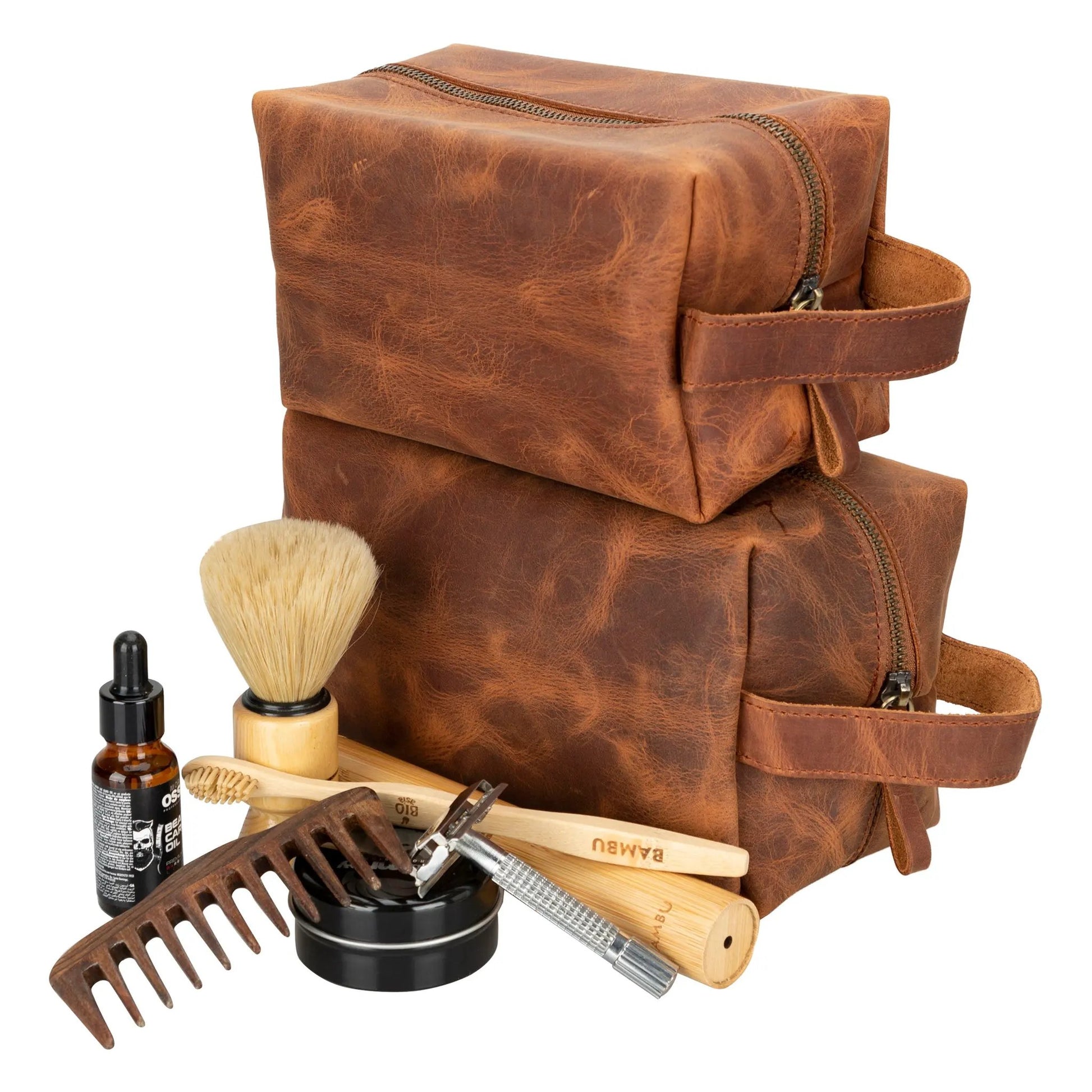 Eve Leather Dopp Kit, Medium by TORONATA