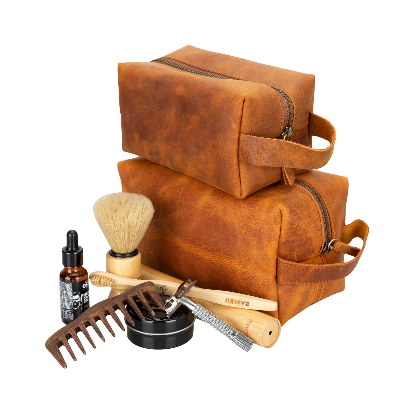 Eve Leather Dopp Kit, Large by TORONATA