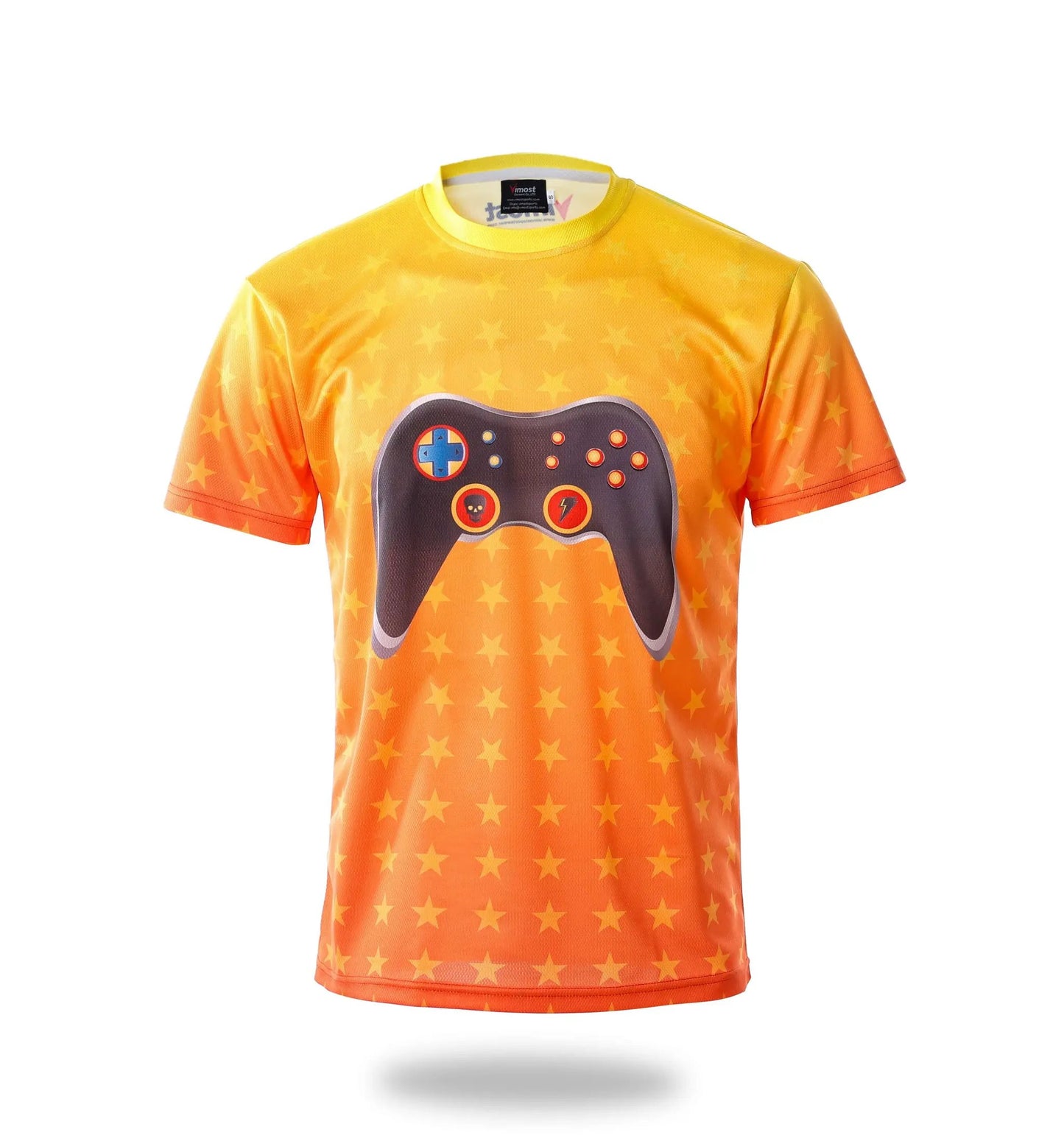 Custom Yellow Gamepad Esports Jersey by Vimost Sportswear