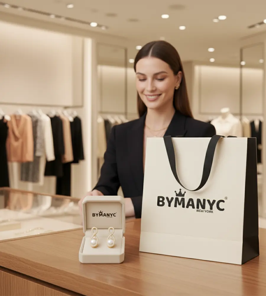 Heart Huggie Hoop Earrings Radiance SOHO BYMANYC ® New York by BYMANYC ® New York