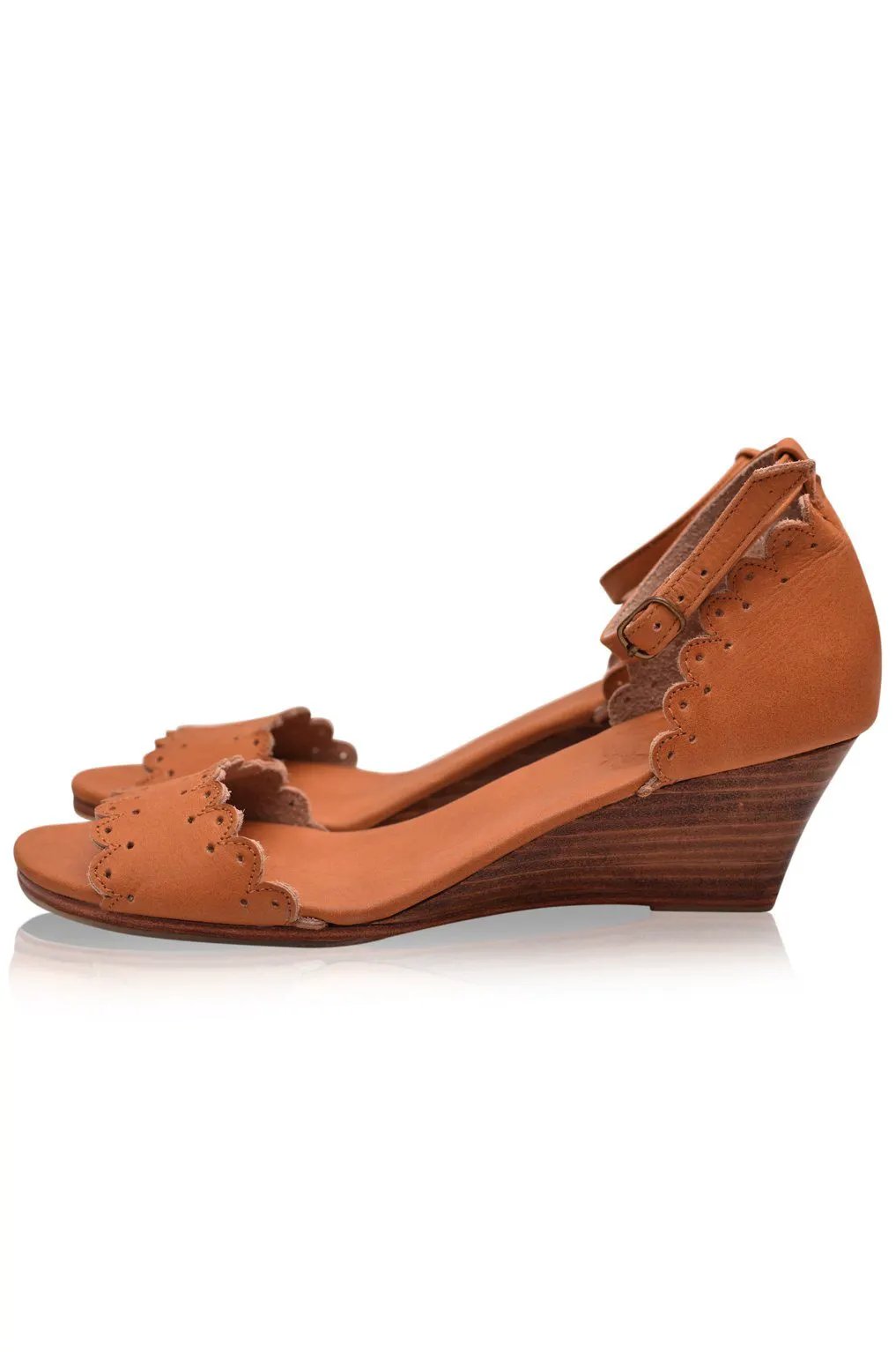 Dreamland Wooden Wedge Sandals by ELF