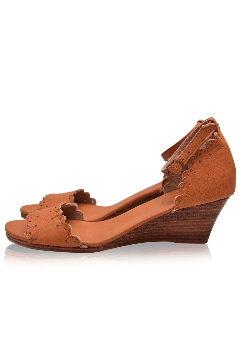 Dreamland Wooden Wedge Sandals by ELF