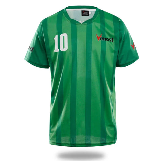 Custom Green Soccer Jersey by Vimost Sportswear