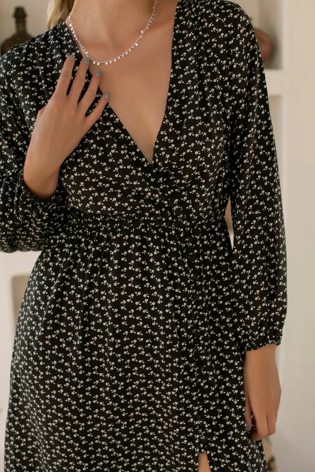 Greta Long Sleeve Midi Dress (Sale) by ELF