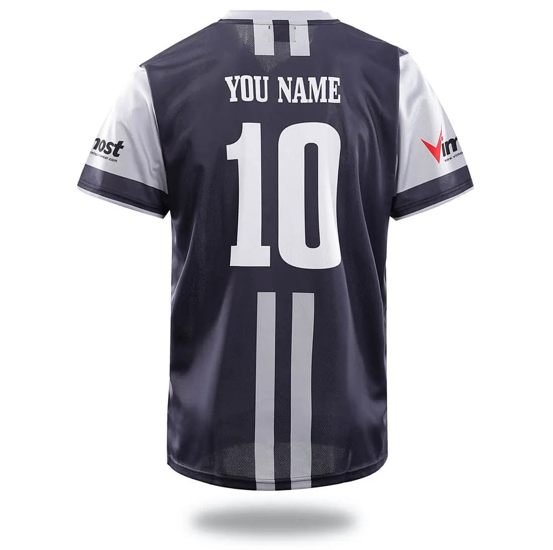 Custom Grey Soccer Jersey by Vimost Sportswear