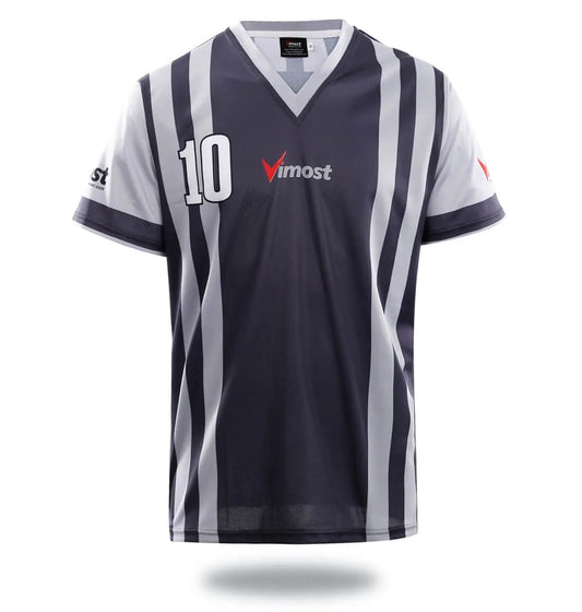 Custom Grey Soccer Jersey by Vimost Sportswear