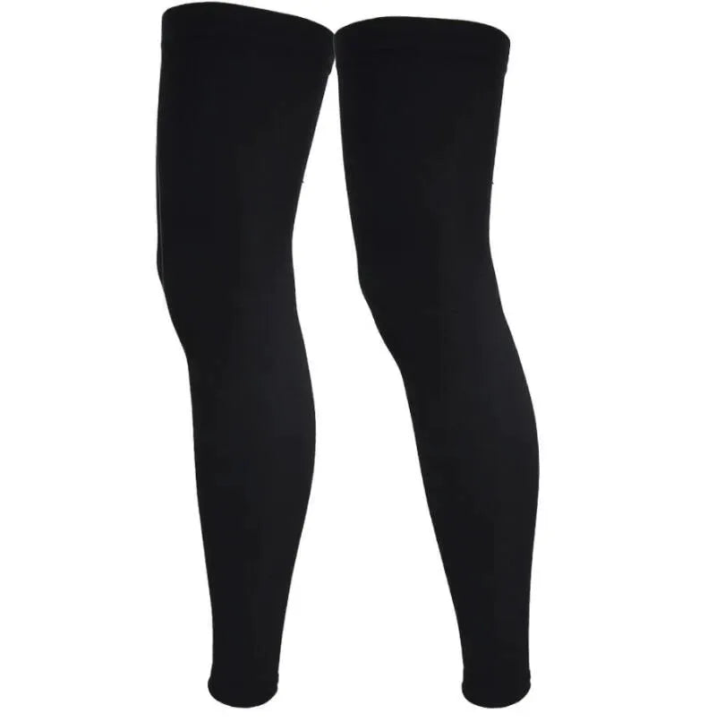 Men Ice Silk UV Sun Protection Leg Sleeves Lightweight Breathable Outdoor Cycling Running Sports Leggings by Vimost Shop