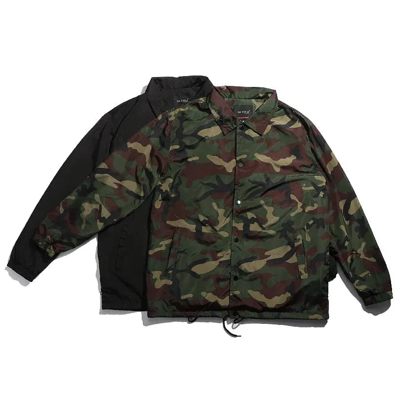 Lightweight Fashion Mens Nylon Windbreaker Jackets Trainning Casual Sportswear Outwear Outdoor Coaches Jacket for Men by Vimost Shop