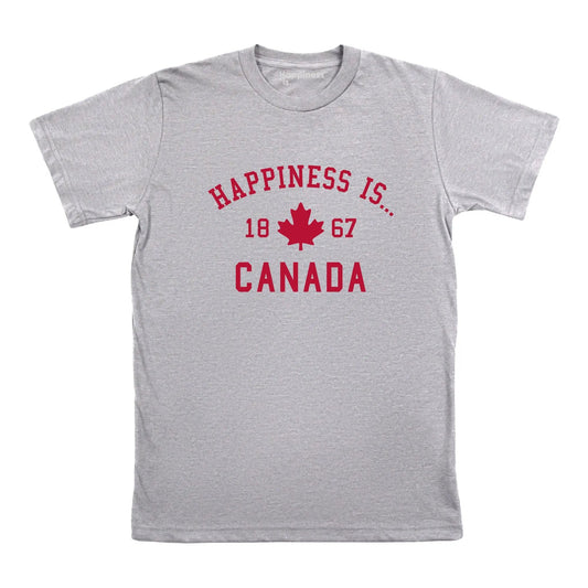 Men's Canada 1867 T-shirt, Heather Grey by Canada Collection