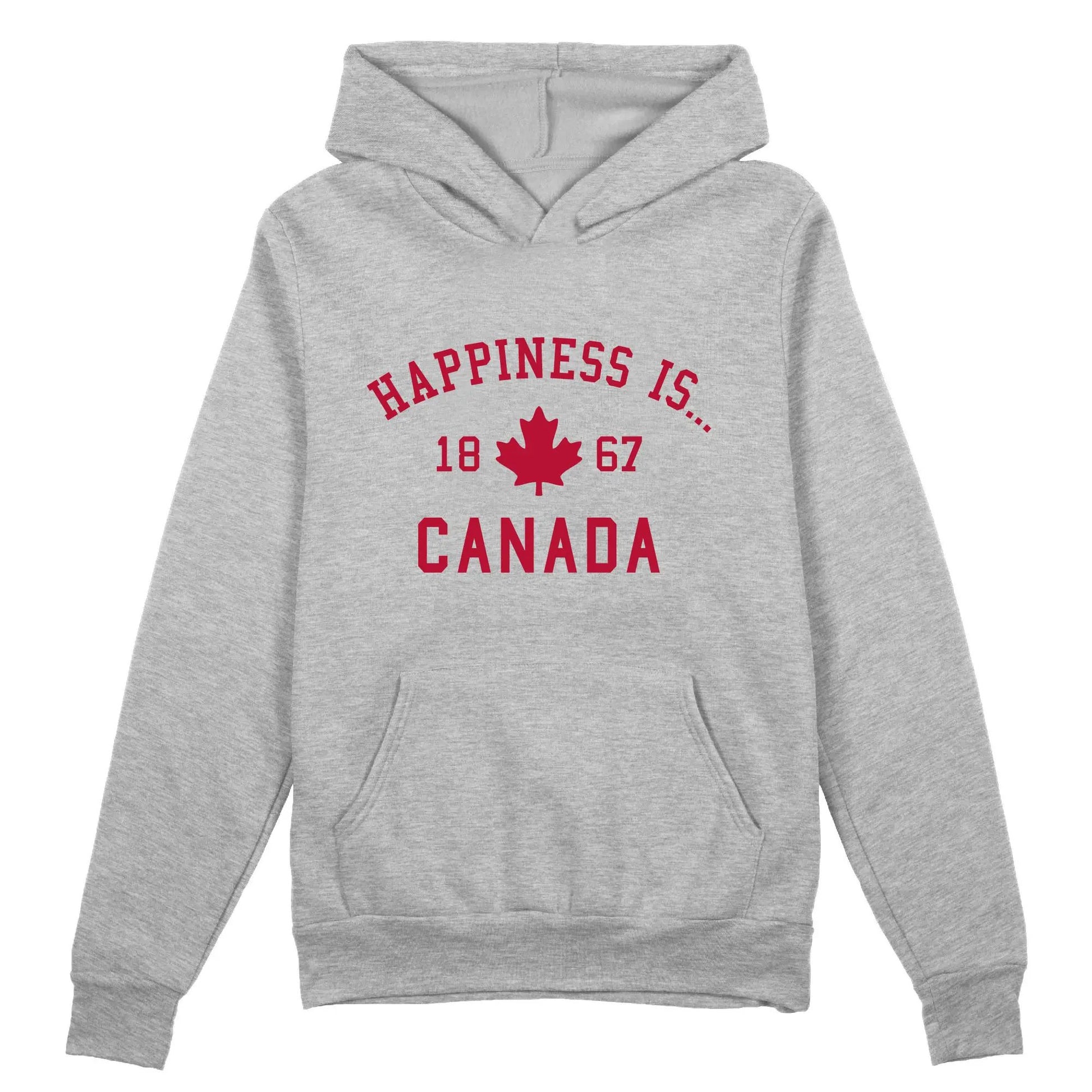 Unisex Canada 1867 Hoodie, Heather Grey by Canada Collection