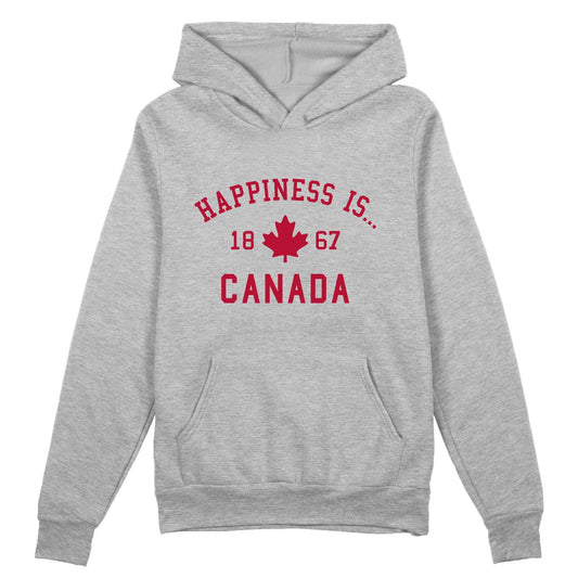 Unisex Canada 1867 Hoodie, Heather Grey by Canada Collection